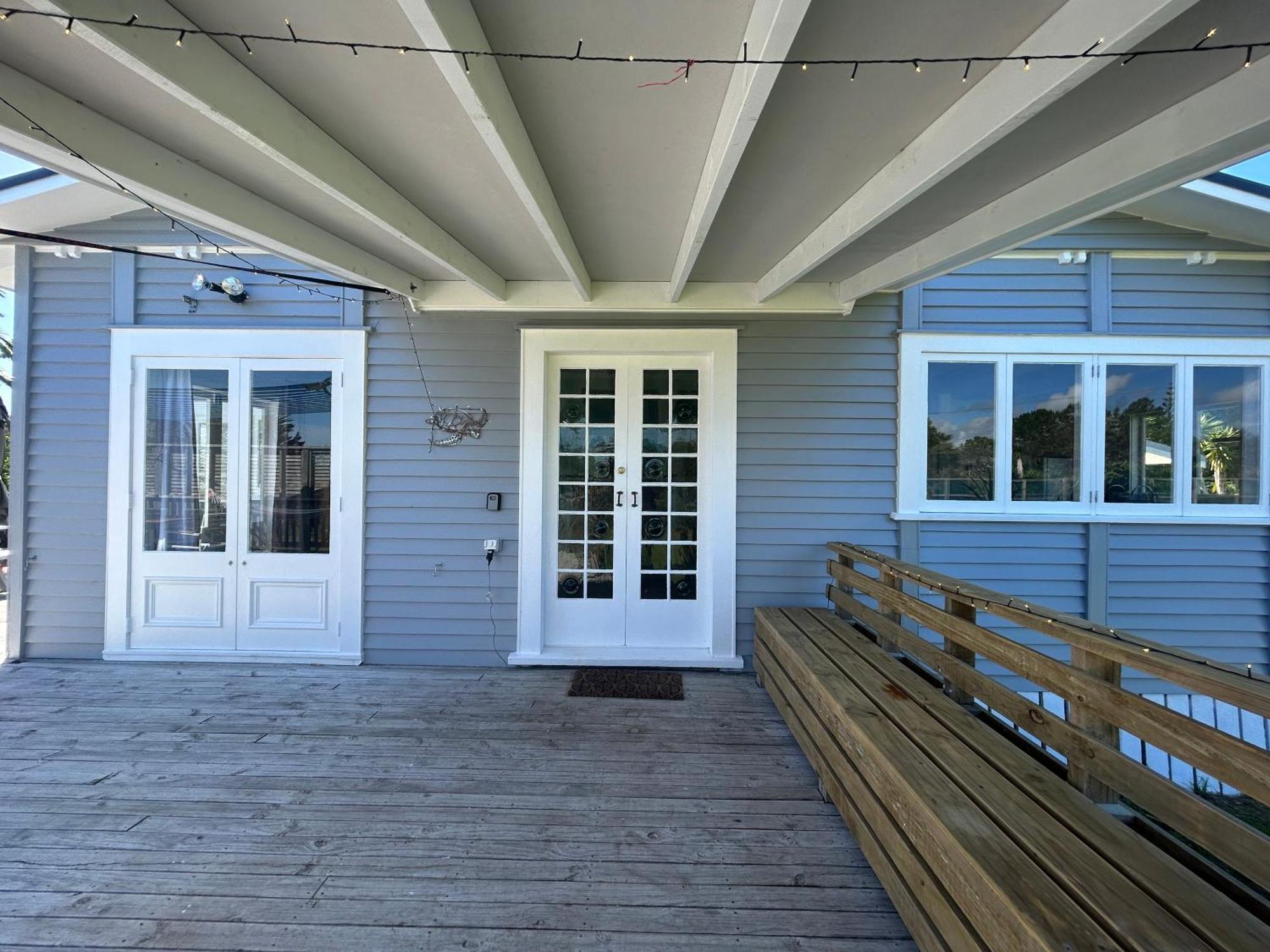 Green Turtle Cottage Pukenui Bagian luar foto